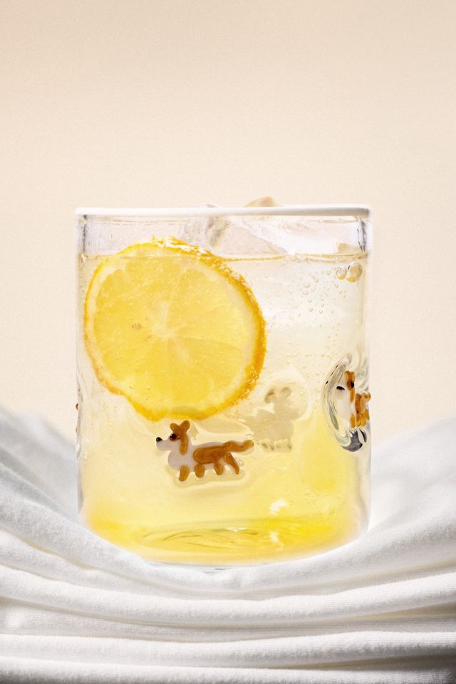 Dog Icon Juice Glass #1