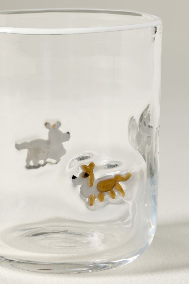 Dog Icon Juice Glass #3