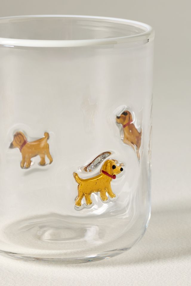 Dog Icon Juice Glass #2
