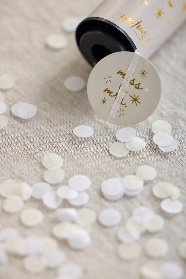 Bridal Confetti Poppers, Set of 6 #1