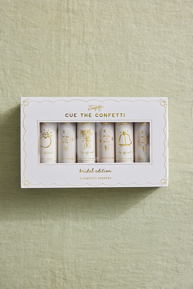 Bridal Confetti Poppers, Set of 6 #2
