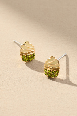 By Anthropologie Candy Icon Stud Earrings In Gold