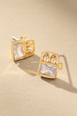 By Anthropologie Candy Icon Stud Earrings In Gold