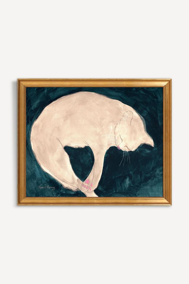 Rosetta Cat Napping Wall Art #1