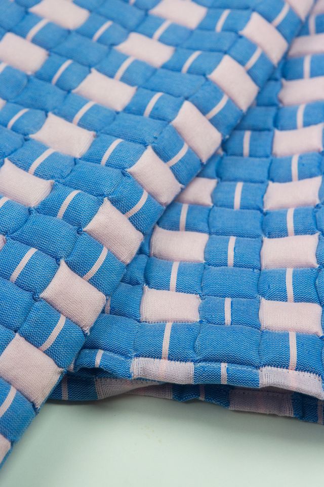 Archive New York Checkered Quilted Sujani Blankets #3