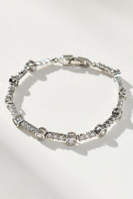 Mixed Crystal Tennis Bracelet