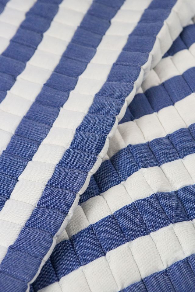 Archive NY Striped Quilted Sujani Blanket #2