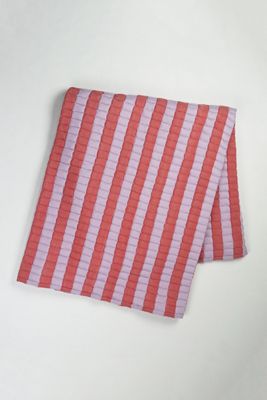 Archive NY Striped Quilted Sujani Blanket