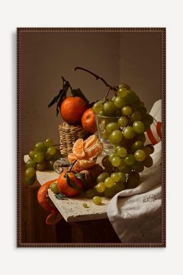 Green Grapes & Clementines Wall Art