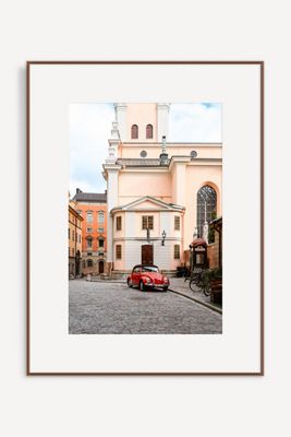 Vintage Car in the City Wall Art