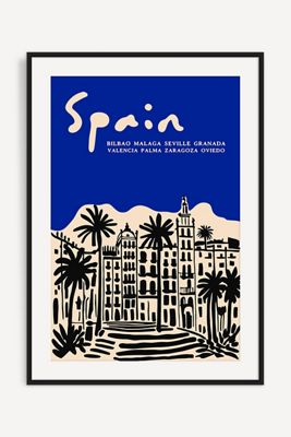 Spain Iconic Landmarks Wall Art