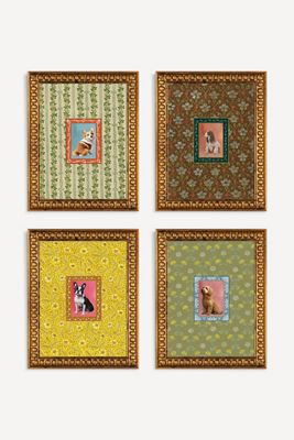 Dogs Gallery Wall, Set of 4