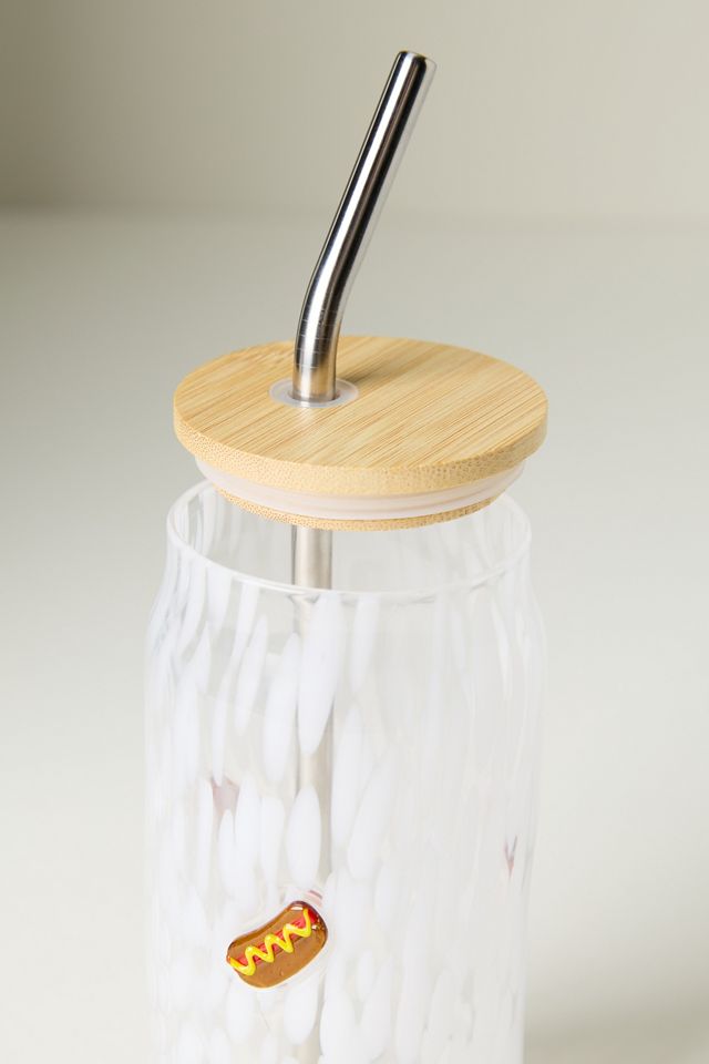 Confetti Icon Juice Glass Tumbler with Lid #2