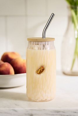 Confetti Icon Juice Glass Tumbler with Lid