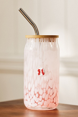 Confetti Icon Juice Glass Tumbler with Lid
