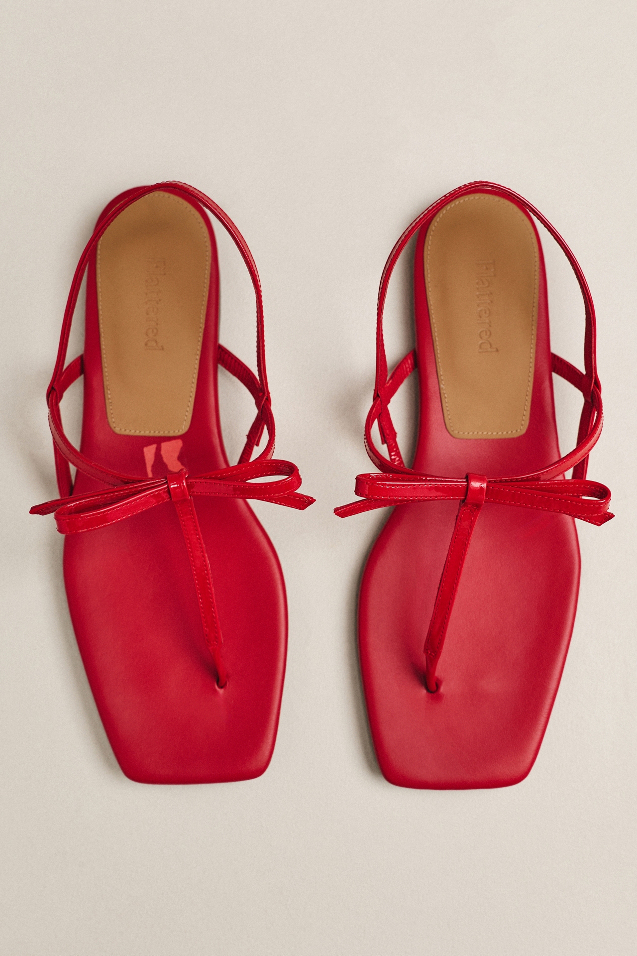 Flattered Sina Strappy Bow Sandals
