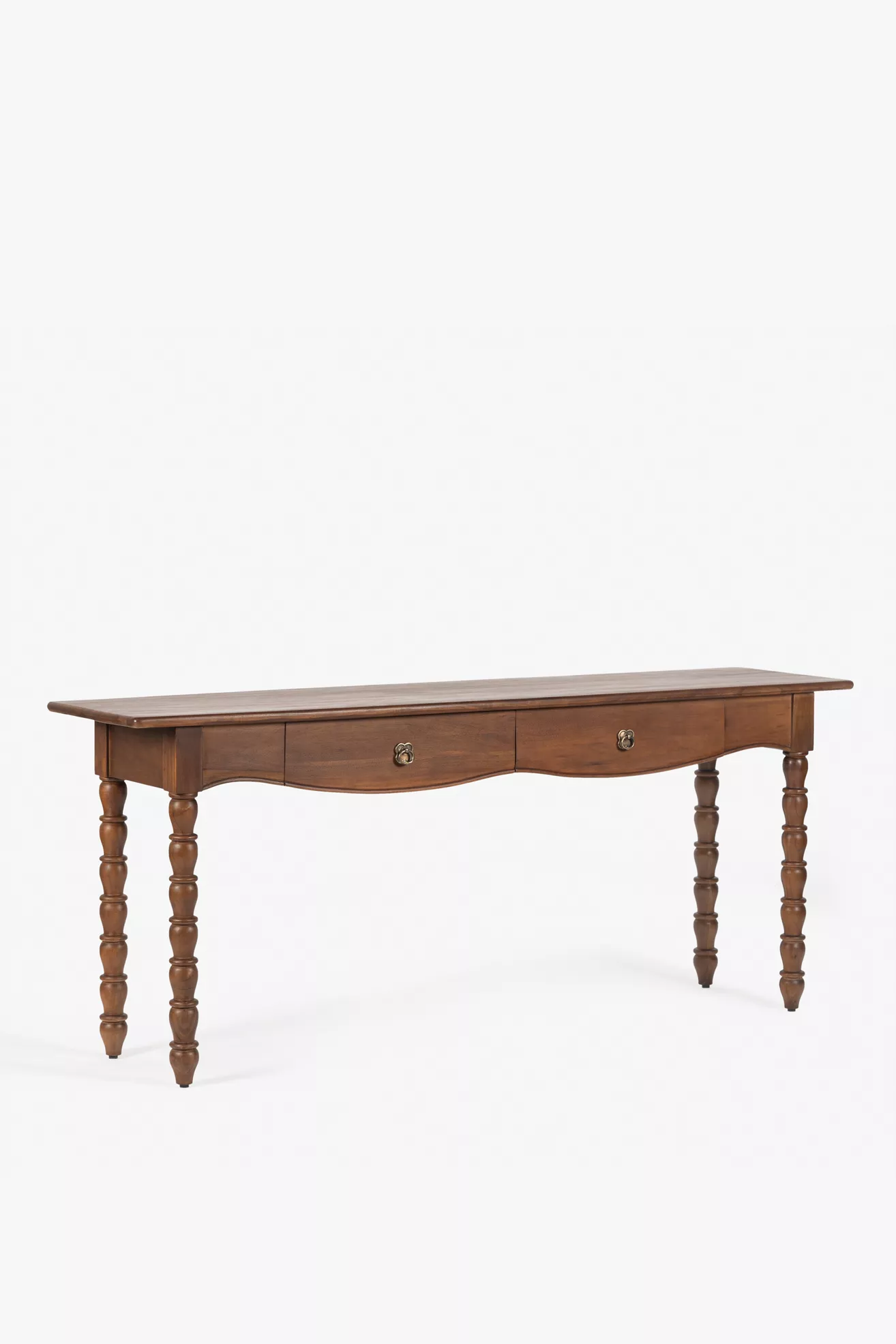 Spindle Wood Console Table - thumbnail 2