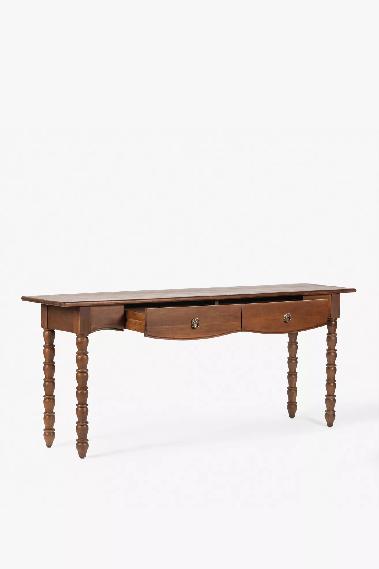Spindle Wood Console Table - thumbnail 3