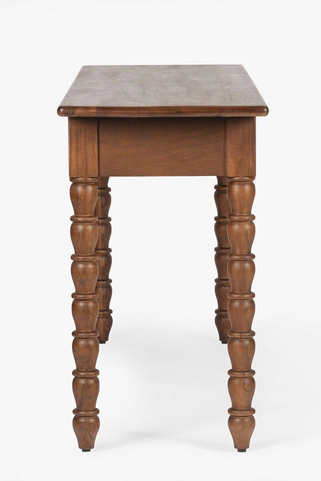 Spindle Wood Console Table #3