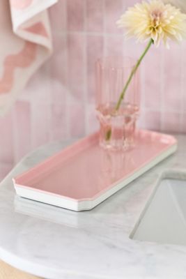 Cerise Ceramic Bath Tray