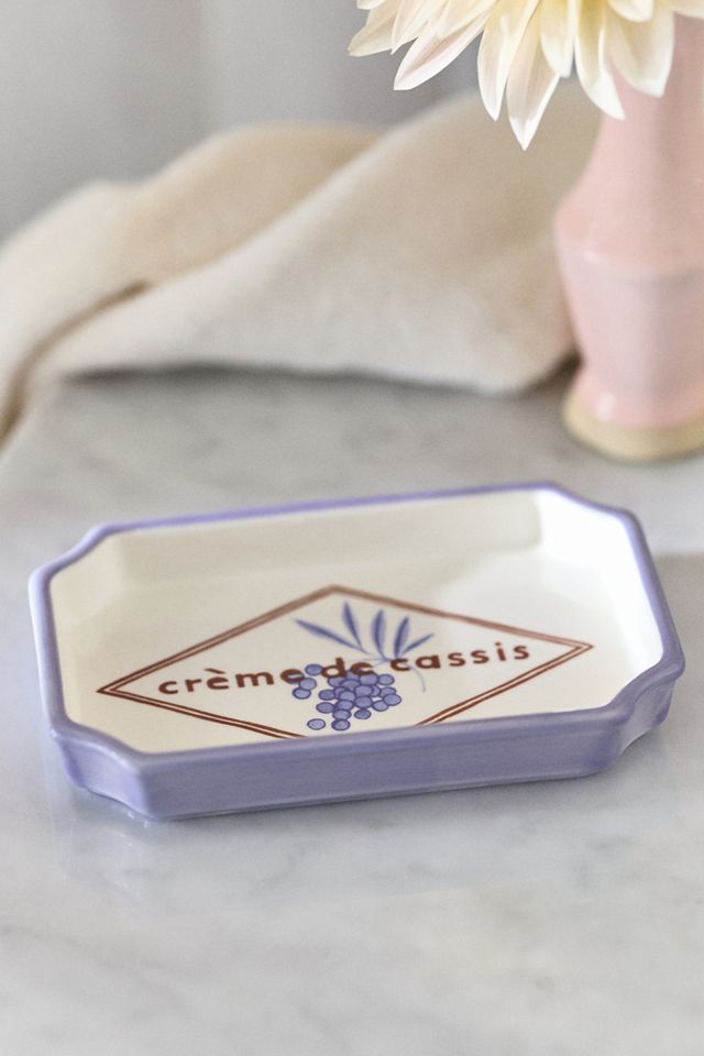 Cerise Ceramic Soap Dish | AnthroHome