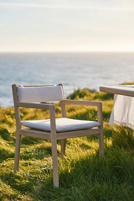 Grove Teak Dining Armchairs, Set of 2