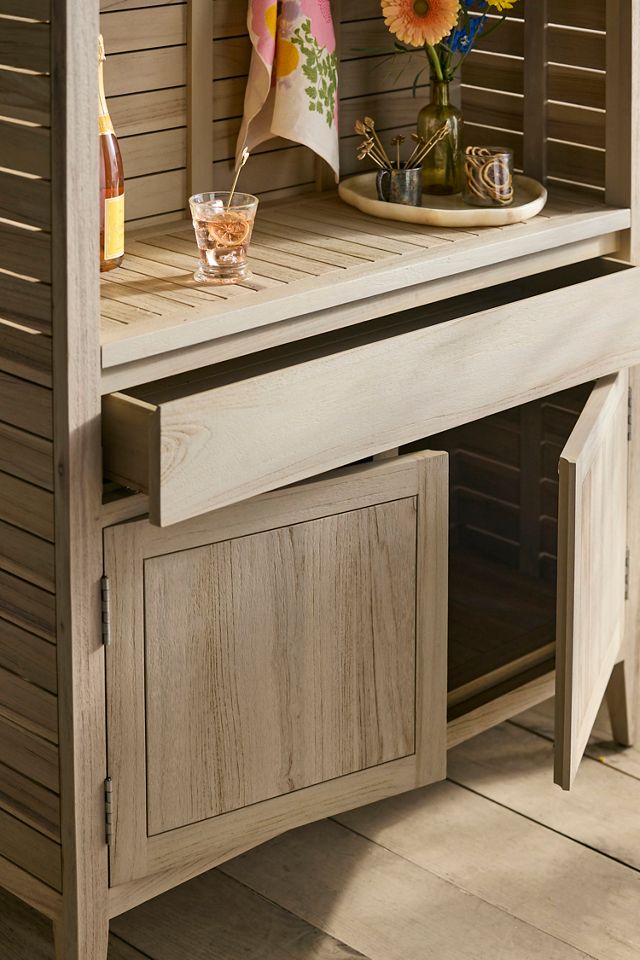 Conservatory Teak Storage Cabinet #4
