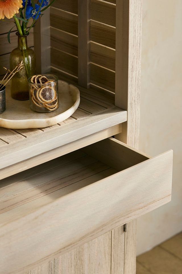 Conservatory Teak Storage Cabinet #5