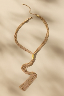 By Anthropologie Layered Y-necklace In Gold
