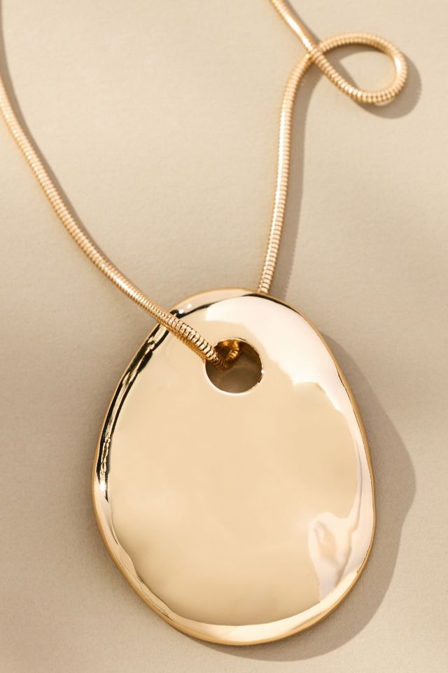 Delicate Sleek Pendant Necklace #1