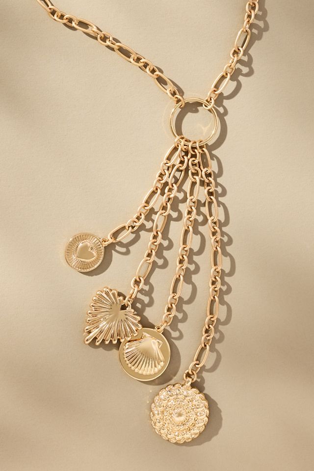 Multi Locket Link Necklace #1