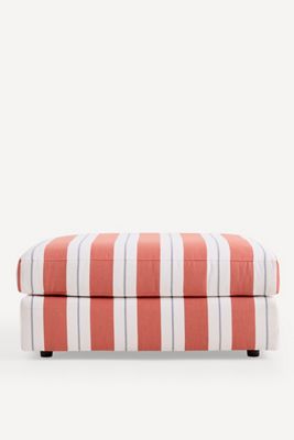 Denver Sunbrella® Stripe Outdoor Ottoman
