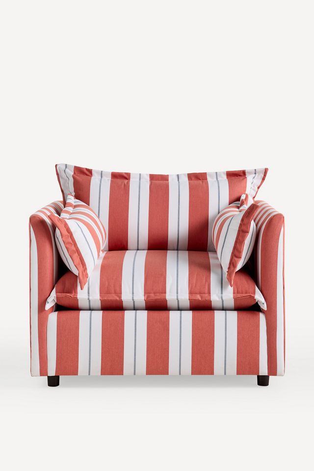 Denver Sunbrella® Stripe Outdoor Chair #3