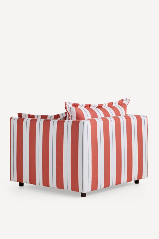 Denver Sunbrella® Stripe Outdoor Chair #5