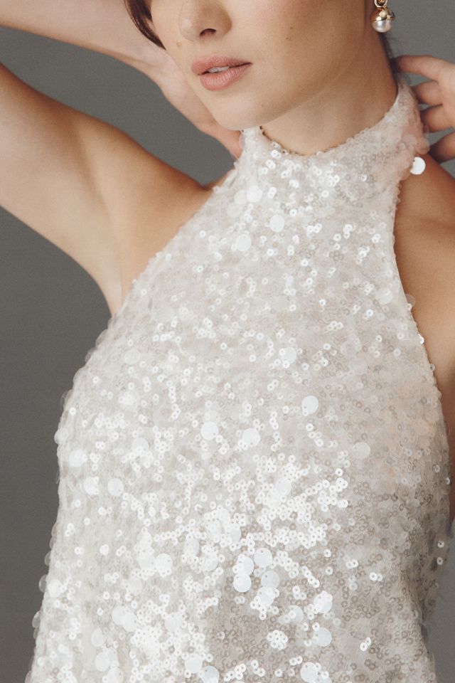 Helsi Megan Halter Mini Dress | Anthropologie