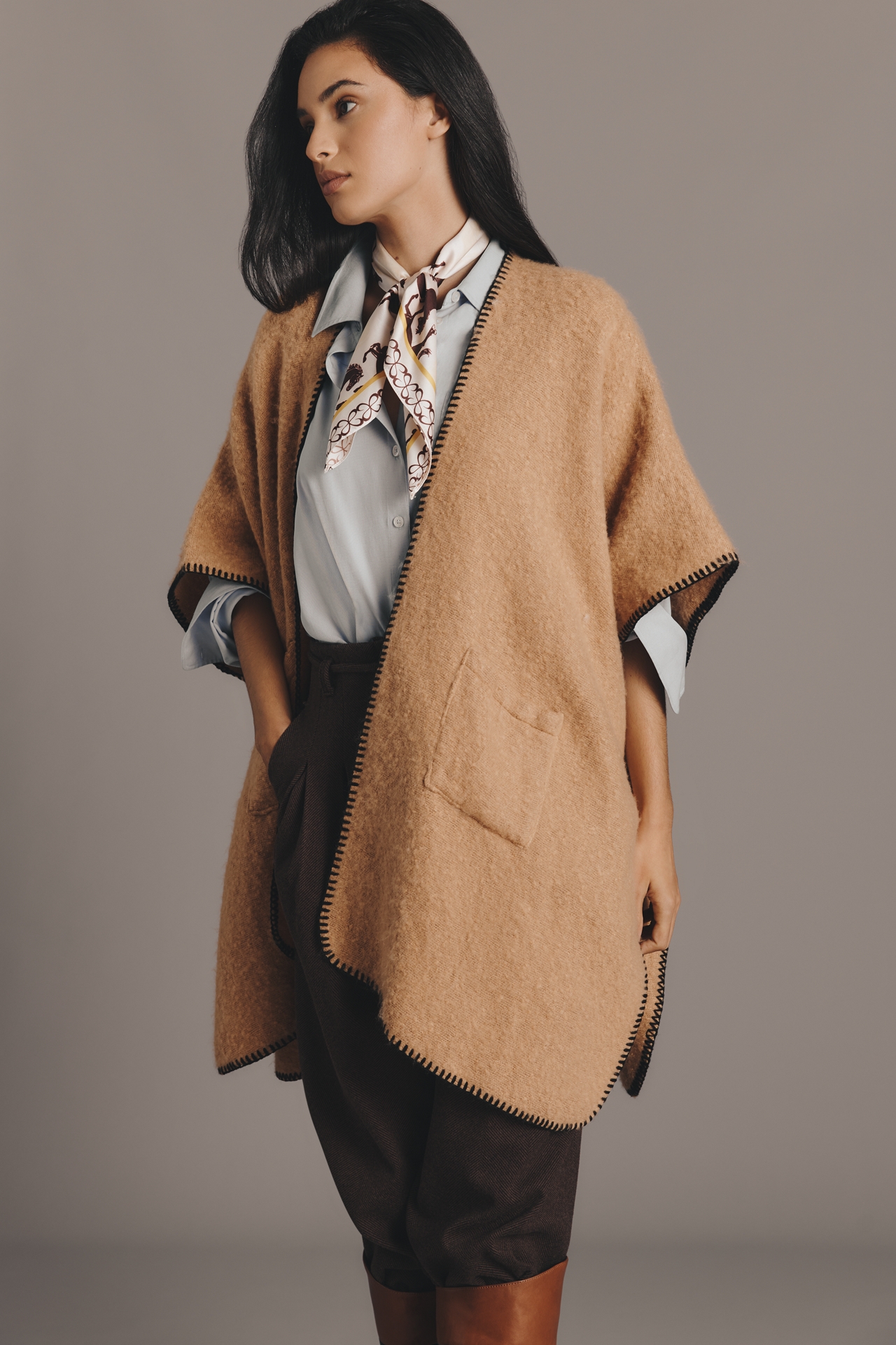 Do Everything Love Short-Sleeve Open-Front Jacket