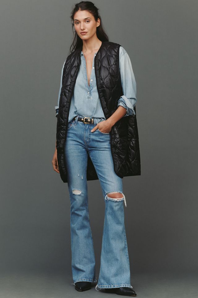 Do Everything in Love Long Quilted Puffer Vest #2