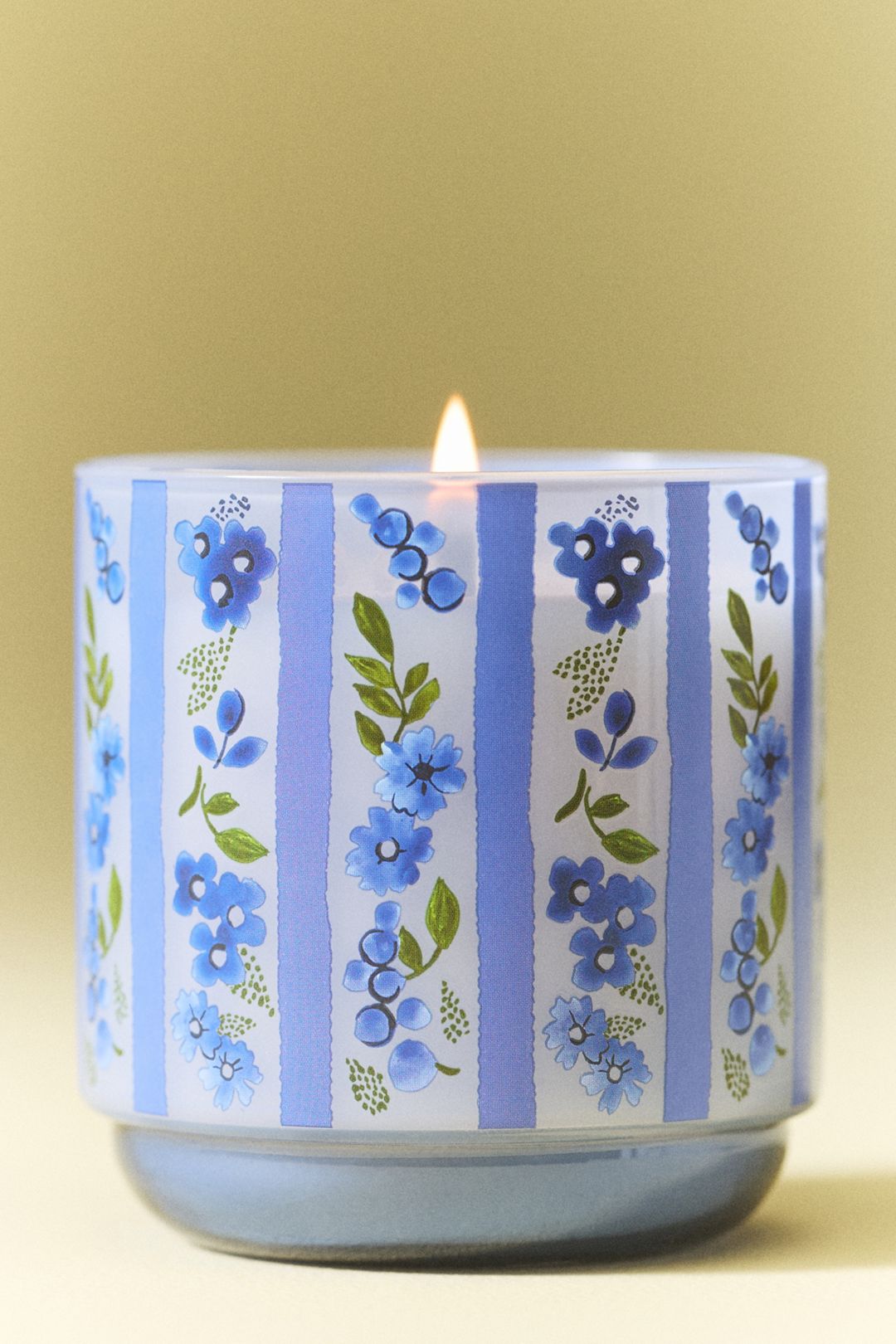 Floral Orchid & Amber Boxed Glass Candle - Orchid & Amber, S