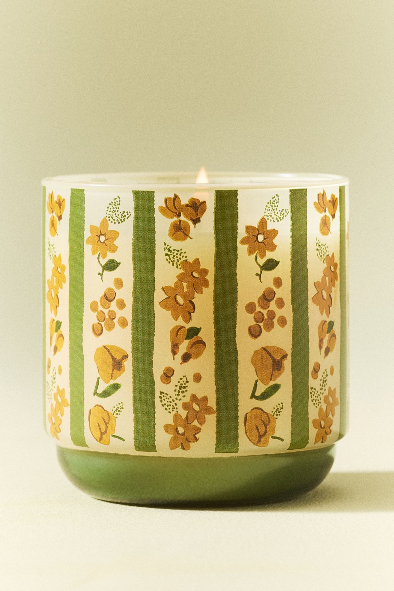 Floral Wildflower Bouquet Boxed Glass Candle - Wildflower Bouquet, S