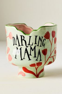 Natalie Ferstendik x Anthropologie Floral Wildflower Bouquet Ceramic Candle