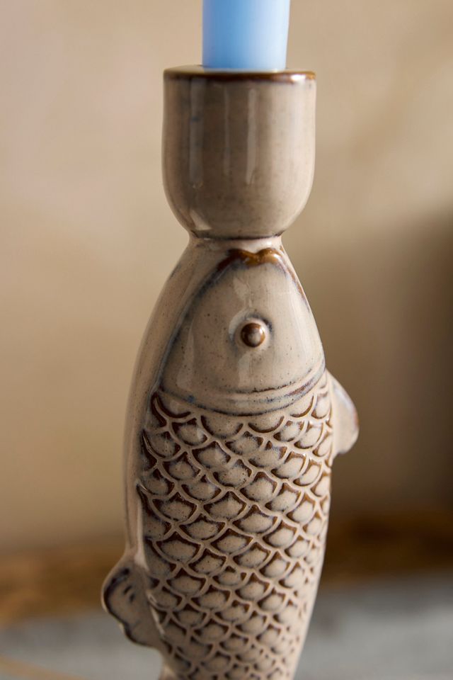 Fish Ceramic Taper Holder #1