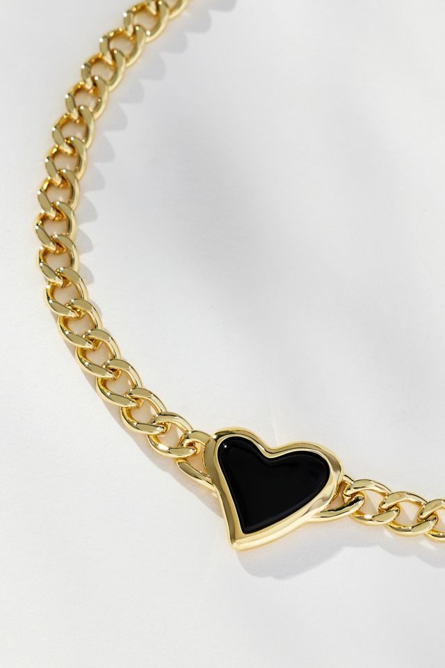 F+H Studios Whitney Heart Choker Necklace #1