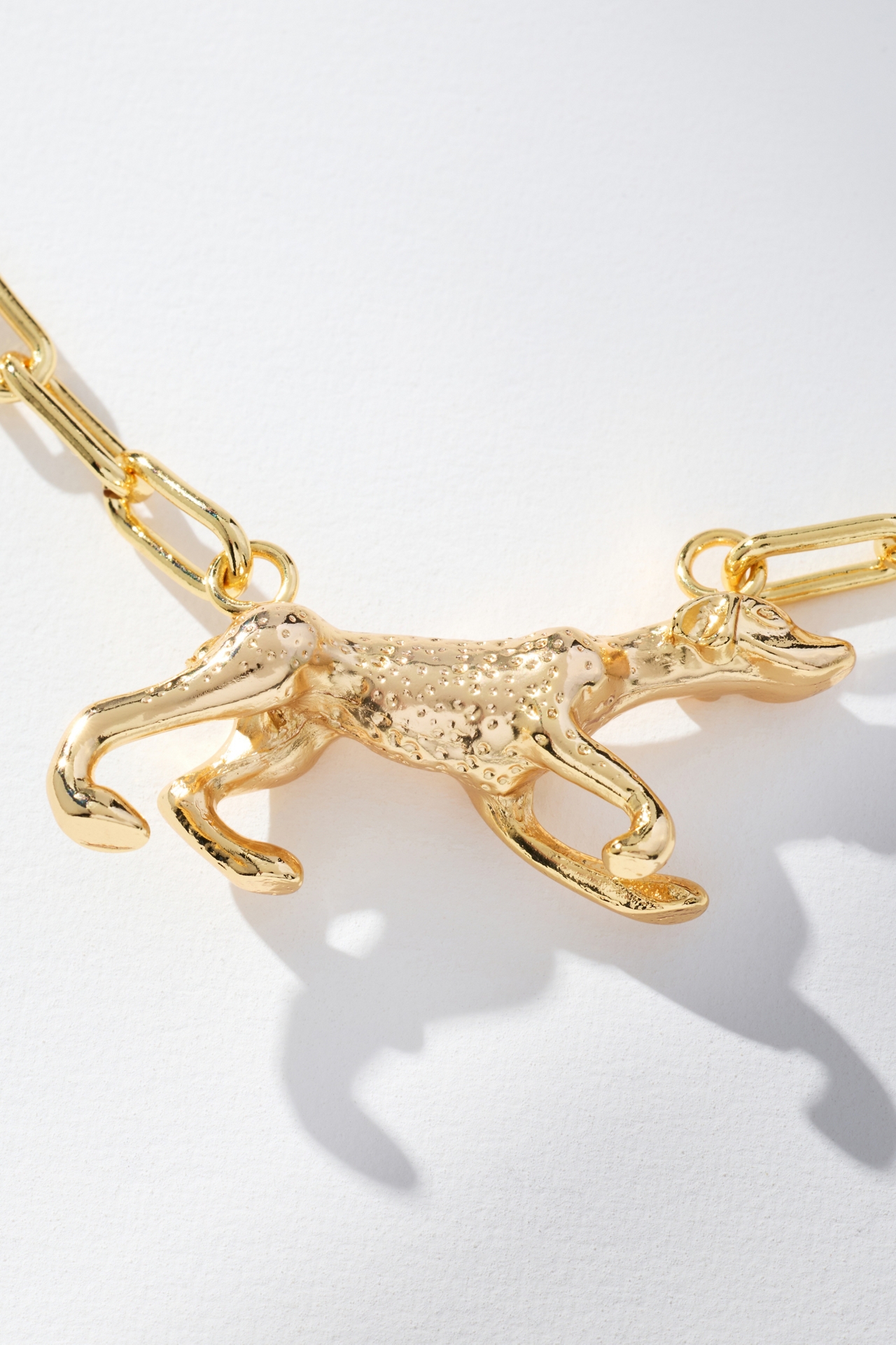 Pup Pendant Chain Necklace