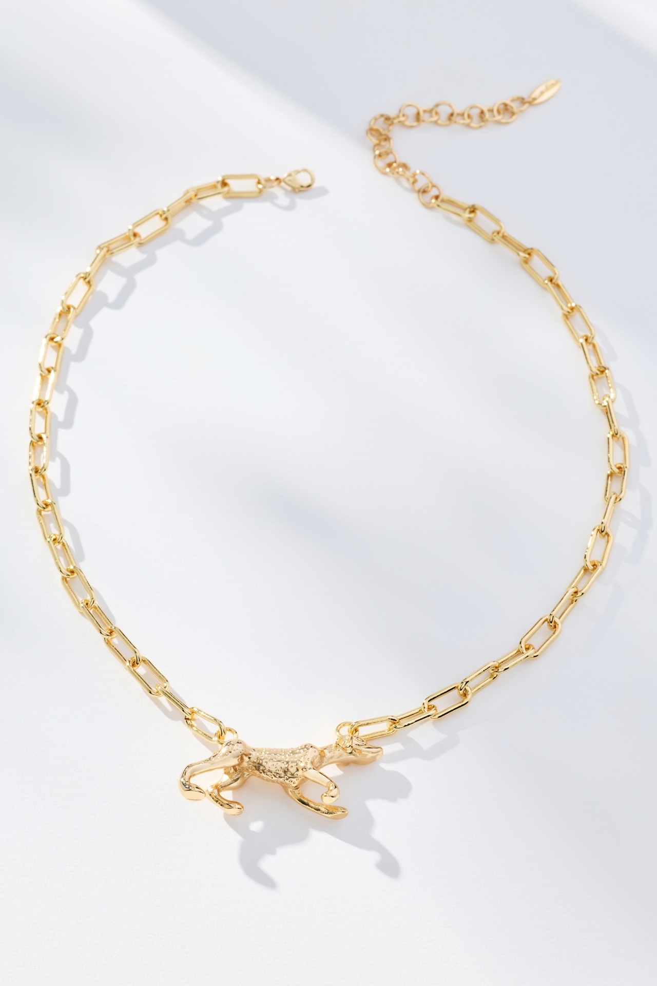 Pup Pendant Chain Necklace