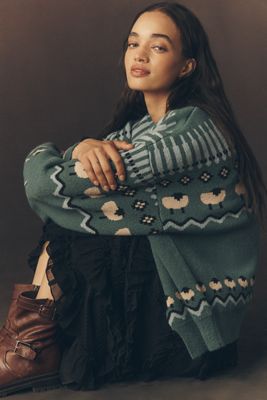 Maeve Stripe Open-Front Cardigan | Anthropologie