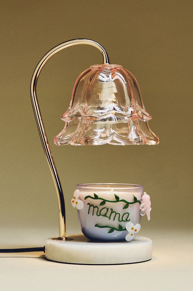 Floral Wildflower Bouquet Mama Glass Candle | AnthroHome