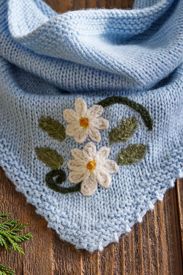Embroidered Floral Snood #1