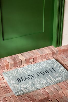 Beach People Printed Coir Doormat