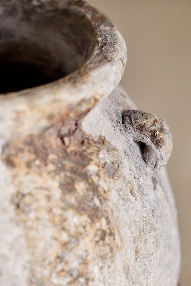 Barnacle Aged Terracotta Vase #2