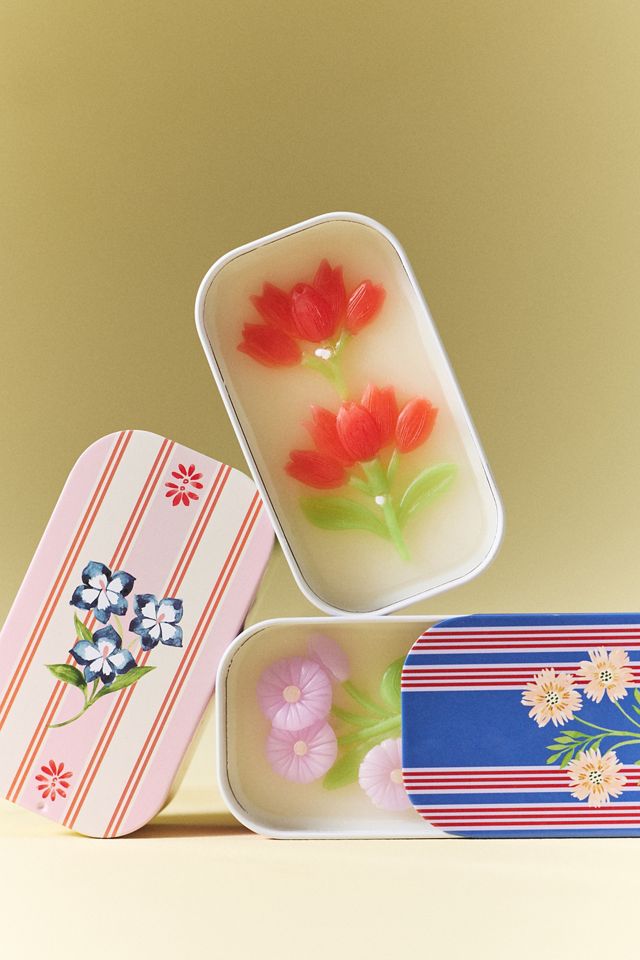 Maeve Floral Wildflower Bouquet Tinned Candle #1